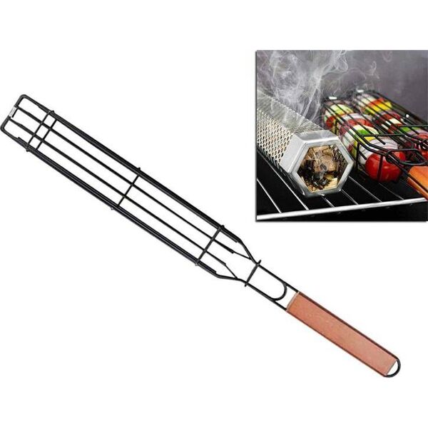 Apte Koszyk Do Grillowania Kiełbas Szaszłyk (Ag666f)
