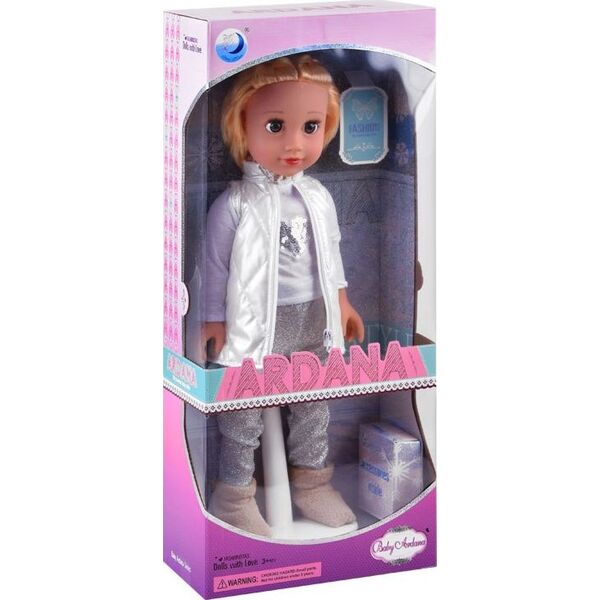 Jokomisiada Lalka Adrianna elegantka ze stoku 45 cm ZA3892
