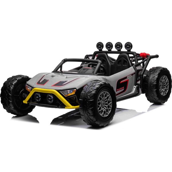 4M Auto na akumulator Pojazd Buggy Racing 5 Szary 24V