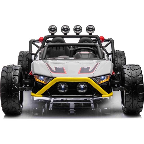 4M Auto na akumulator Pojazd Buggy Racing 5 Szary 24V