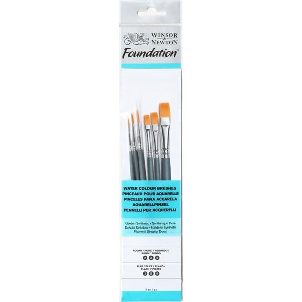 Winsor & Newton Winsor & Newton 5295015, Brush set, Assorted, Synthetic, 6 pc(s)