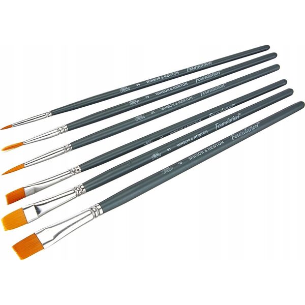 Winsor & Newton Winsor & Newton 5295015, Brush set, Assorted, Synthetic, 6 pc(s)