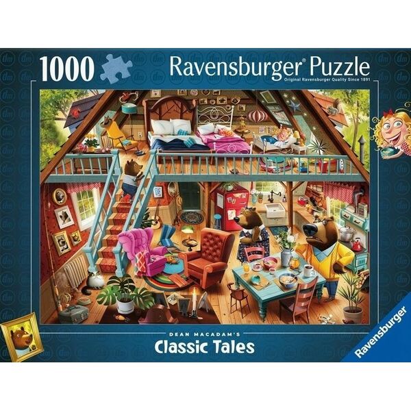 Ravensburger Puzzle 1000 Porwanie Złotowłosej