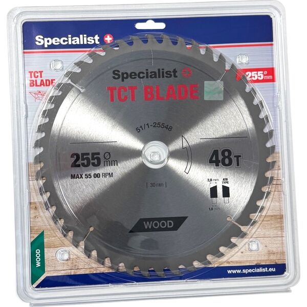 Δίσκος κοπής SPECIALIST+, 255x48Tx30/25.4 mm
