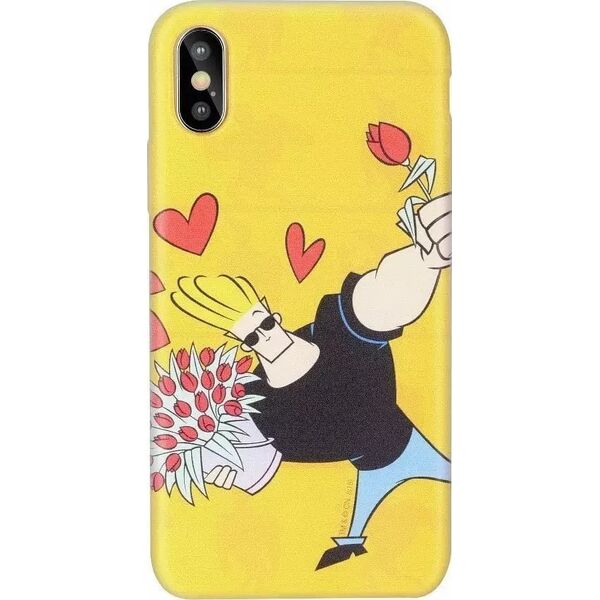 Θήκη Σιλικόνης Cartoon Network Johnny Bravo για Apple iPhone XS Max Love