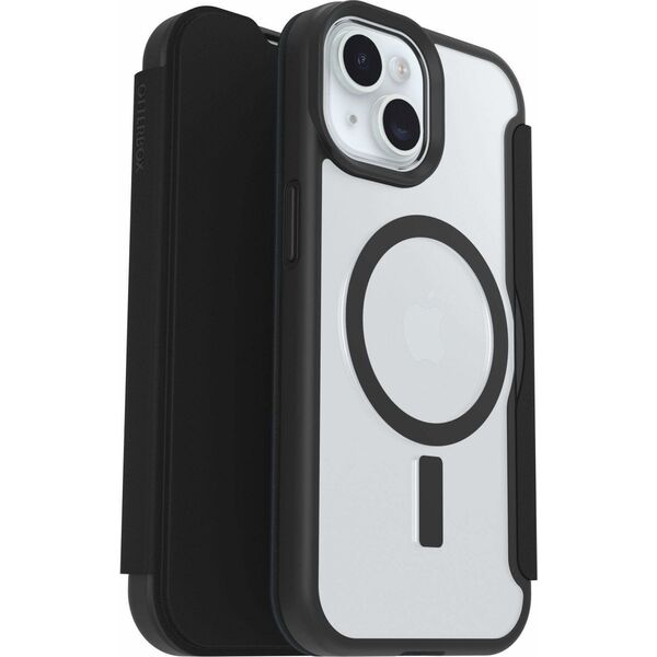 OtterBox React Folio MagSafe iPhone 16e/15/14/13 clear/black