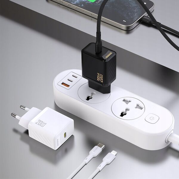 Φορτιστής Dudao A26 PD20W GaN USB-C - λευκός