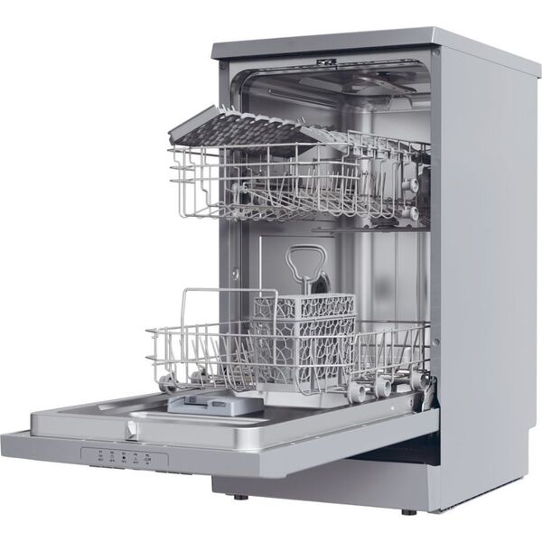Πλυντήριο πιάτων Candy | CDPH 2L1049S | Ελεύθερης τοποθέτησης | Πλάτος 45 cm | Αριθμός σερβίτσιων 10 | Αριθμός προγραμμάτων 5 | Κατηγορία ενεργειακής απόδοσης E | Ασημί