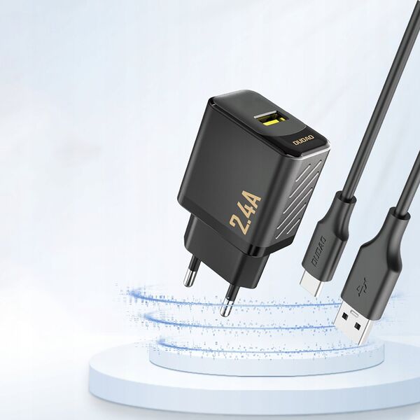 Φορτιστής Dudao A23 2.4A USB-A - μαύρη