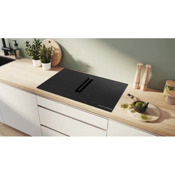 Επαγωγική εστία Bosch Serie 4 PVS811B16E Μαύρη Ενσωματωμένη 80 cm με 4 ζώνες