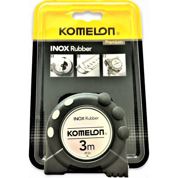 Ρουλέτα INOX RUBBER 3 m x 16 mm