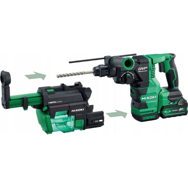 HIKOKI. ΠΕΡΙΣΤΡΟΦΙΚΟ ΣΦΥΡΙ 18V DH1826DAWPZ 3.2J 2x5.0Ah BL HITSYSTEM