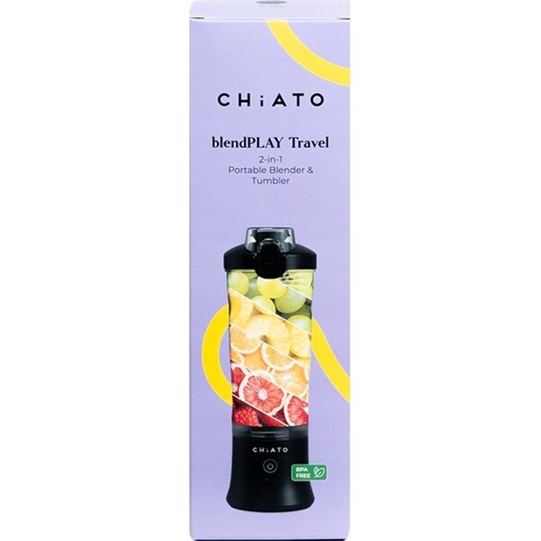 CHIATO BlendPLAY Travel Portable Blender - Black