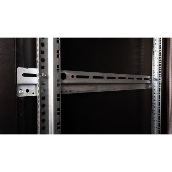 Roline ROLINE Serverschrank 48,26cm 19Zoll 36 HE 600x1000 BxT schwarz Plexiglas