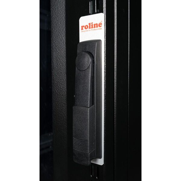 Roline ROLINE Serverschrank 48,26cm 19Zoll 36 HE 600x1000 BxT schwarz Plexiglas