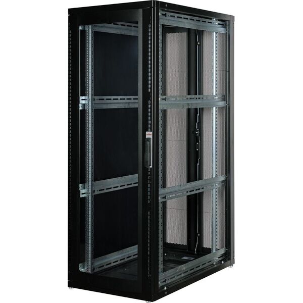 Roline ROLINE Serverschrank 48,26cm 19Zoll 36 HE 600x1000 BxT schwarz Plexiglas