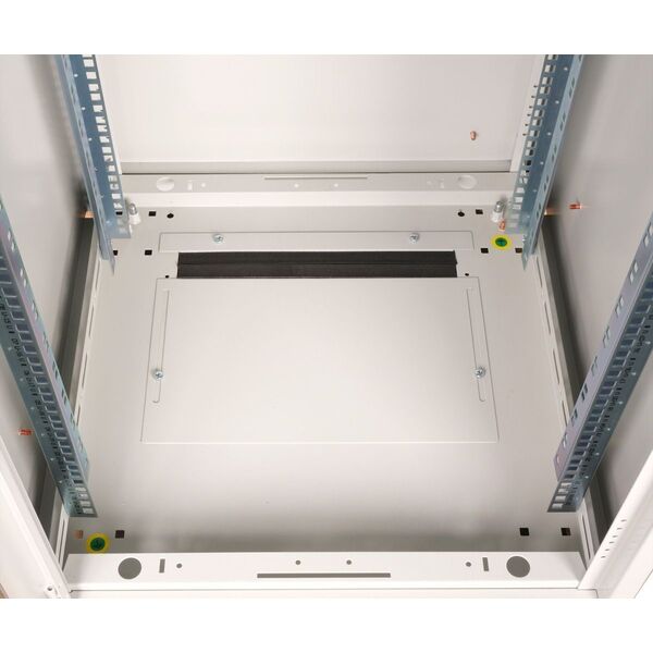 ROLINE Netzwerkschrank Pro 48,26cm 19Zoll 22 HE 600x600 BxT Glast�r grau