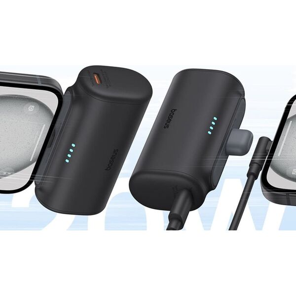 Powerbank OS-Baseus Compact IP 5000mAh 20W (czarny)
