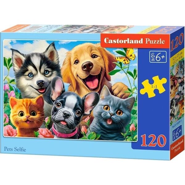 Puzzle 120 Pets Selfie CASTOR