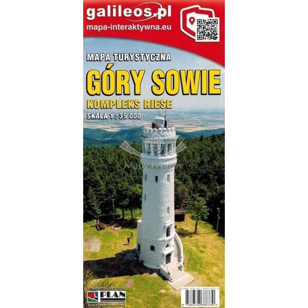 Mapa - Góry Sowie 1:35 000 laminowana EDUKAMP