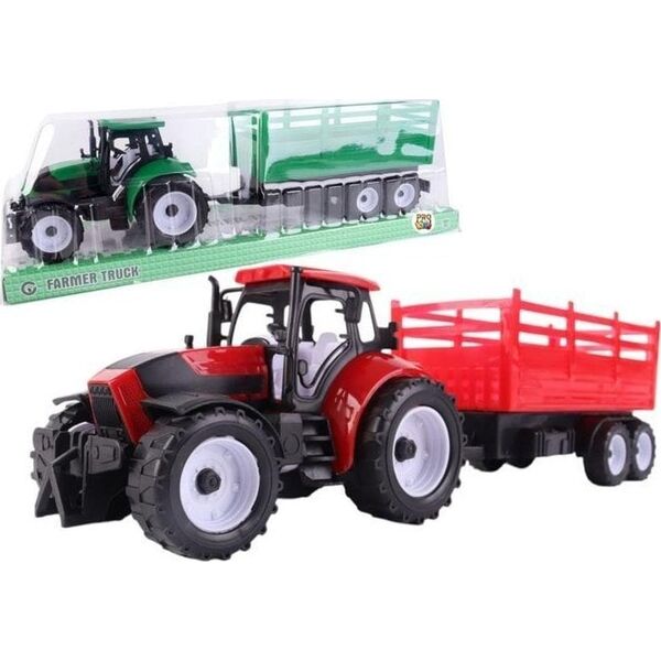 Traktor z przyczepą burtową mix EDUKAMP