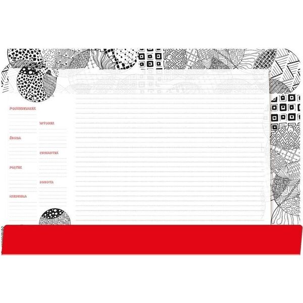 Podkład na biurko notes B3 - mandala do kolorowani EDUKAMP
