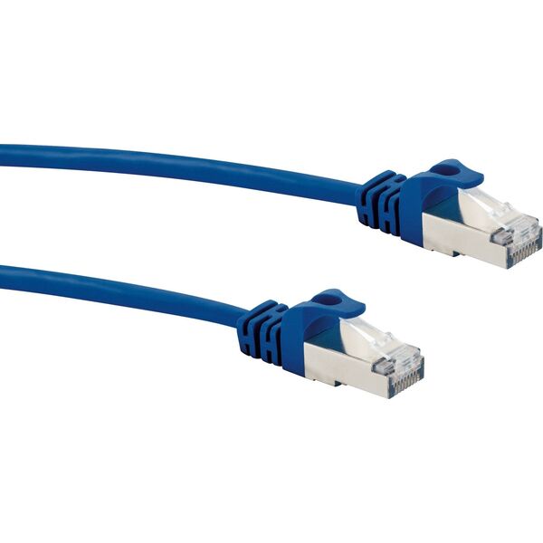 Schwaiger CKO8050 531 kabel sieciowy Niebieski 5 m Cat8 S/FTP (S-STP)