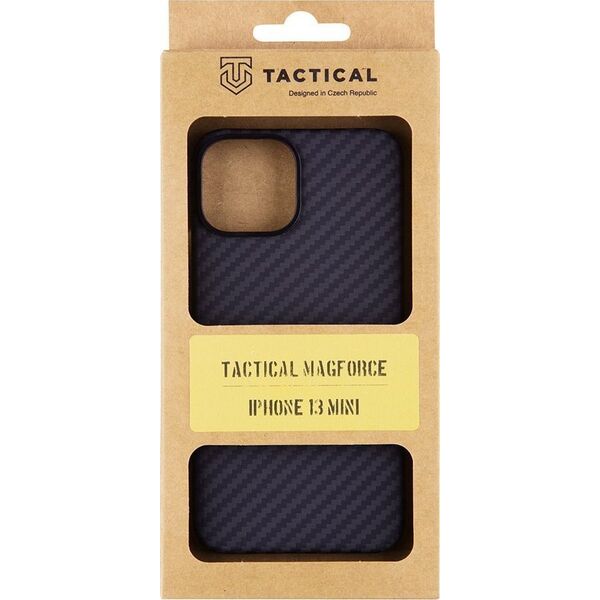 Tactical MagForce Aramid skirtas Apple iPhone 13 mini dėklas telefonui juodos spalvos