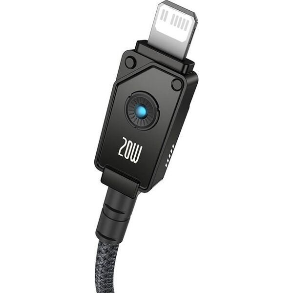 Kabel USB Baseus USB-C - Lightning 1 m Czarny (P10355803111-00)