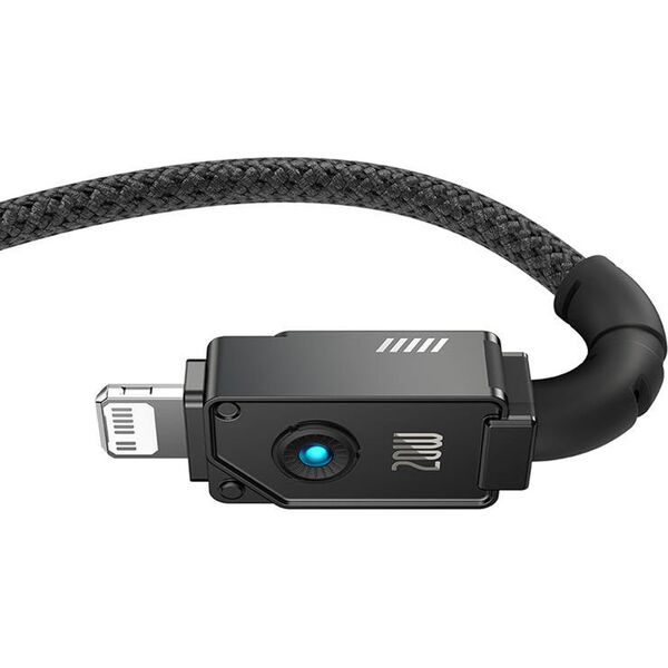 Kabel USB Baseus USB-C - Lightning 2 m Czarny (P10355803111-01)