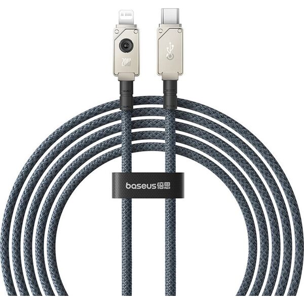 Kabel USB Baseus USB-C - Lightning 2 m Granatowy (P10355803221-01)