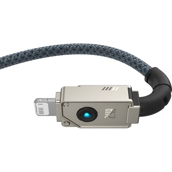 Kabel USB Baseus USB-A - Lightning 2 m Granatowy (P10355802221-01)