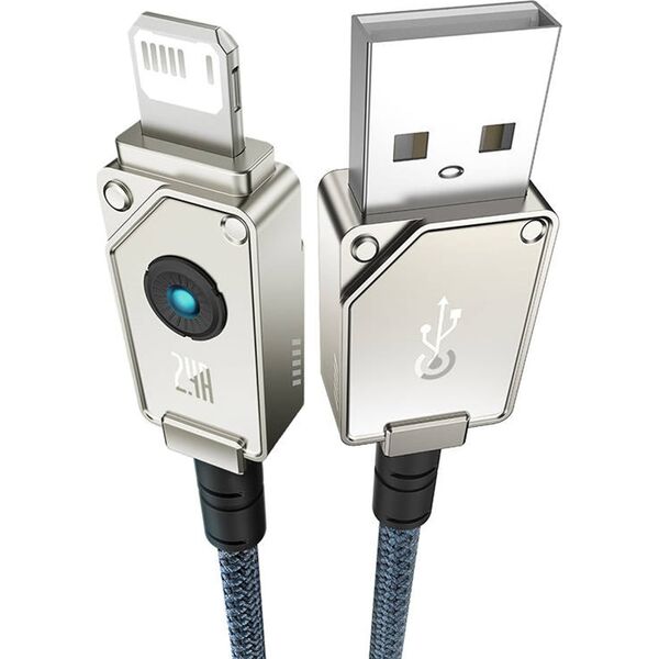 Kabel USB Baseus USB-A - Lightning 2 m Granatowy (P10355802221-01)