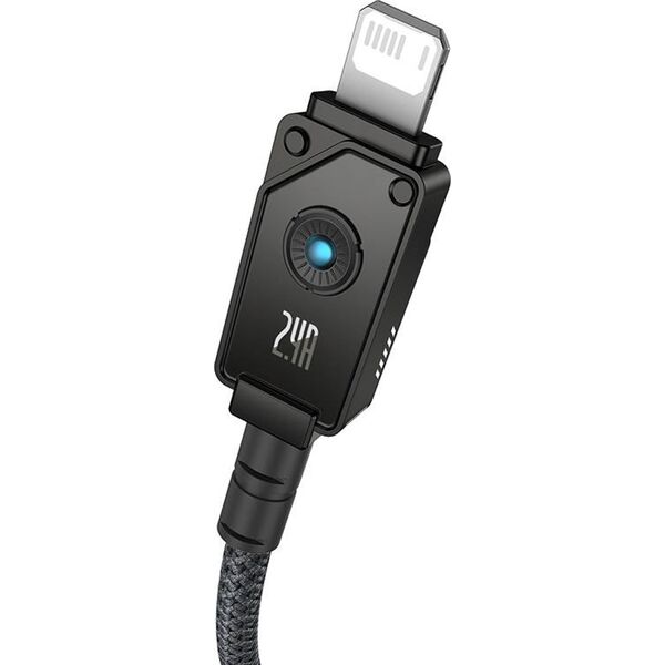 Kabel USB Baseus USB-A - Lightning 1 m Czarny (P10355802111-00)