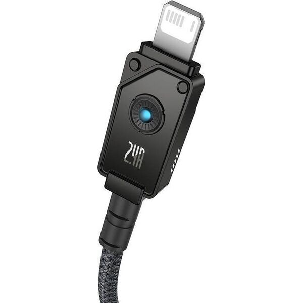 Kabel USB Baseus Kabel szybkiego ładowania Baseus USB do IP 2,4A,2m (Czarny)