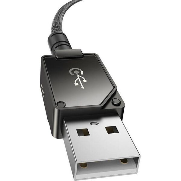 Kabel USB Baseus Kabel szybkiego ładowania Baseus USB do IP 2,4A,2m (Czarny)