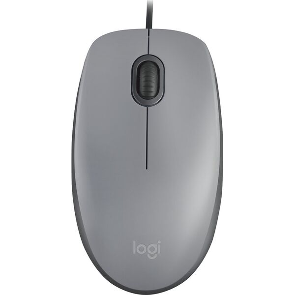 Mysz Logitech Logitech myš Corded M110 tichá, šedá, EMEA