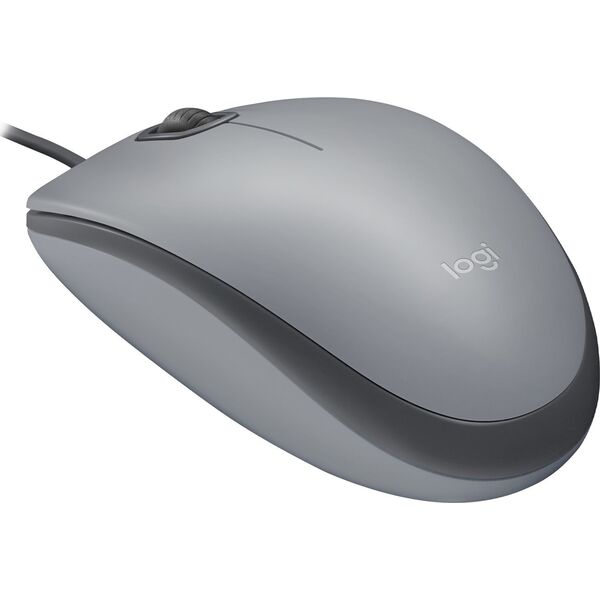 Mysz Logitech Logitech myš Corded M110 tichá, šedá, EMEA