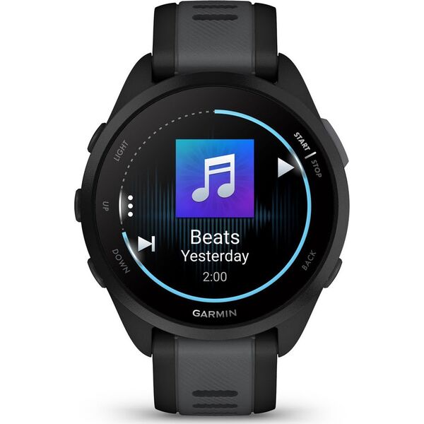 Garmin Αθλητικό ρολόι SMARTWATCH FORERUNNER 165 MUSIC BLACK