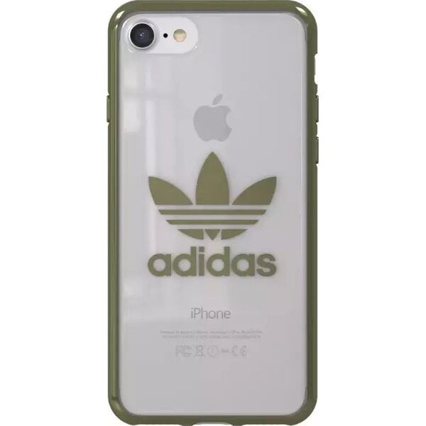 Adidas Διάφανη Θήκη Σιλικόνης για Apple iPhone 7 / 8 Διαφανής - Πράσινο