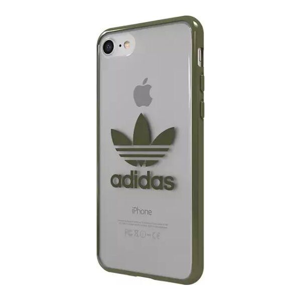 Adidas Διάφανη Θήκη Σιλικόνης για Apple iPhone 7 / 8 Διαφανής - Πράσινο