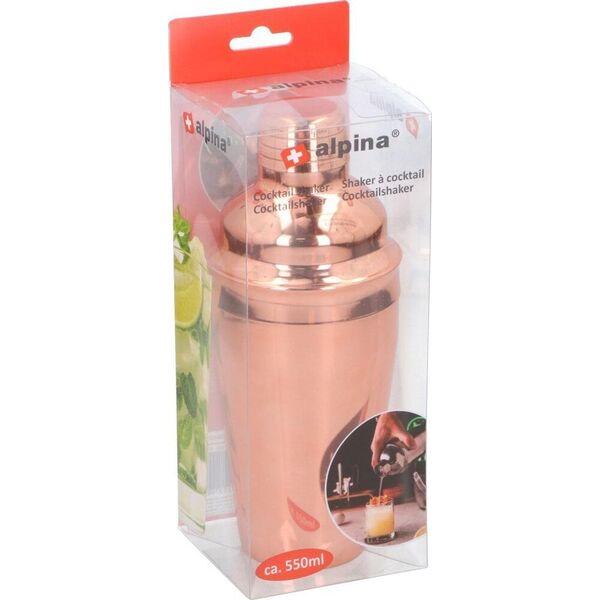 Alpina SHAKER DO KOKTAJLI 550ML ALPINA CZERWONE ZŁOTO