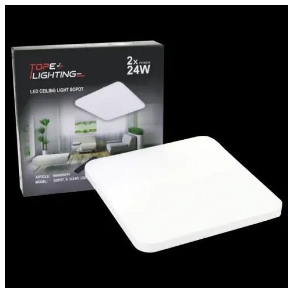Φωτιστικό οροφής Tope PLAFOND SOPOT2X24W D37 RC 4464LM LED