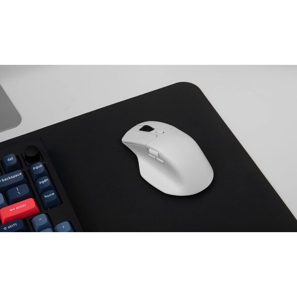 Mysz Keychron Keychron M6 Wireless (1000Hz) White Belaidė Pelė (Balta)