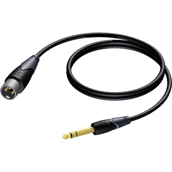 Καλώδιο PROCAB CLA724/10, XLR (M) σε 6,3 mm jack (M) στερεοφωνικό (10m)