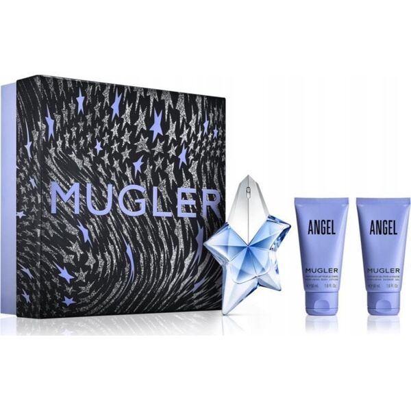 T.MUGLER SET (ANGEL EDP/S 25ML + SHOWER GEL 50 ML + BODY LOTION 50ML)