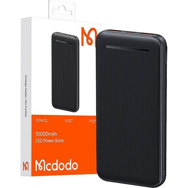 Powerbank Mcdodo Power Bank Mcdodo MC-4631 Dual USB,10000mAh, 10,5W (czarny)