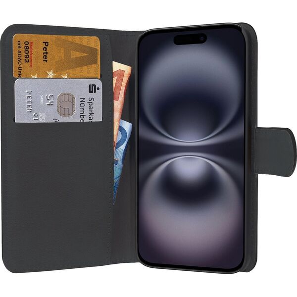 Κάλυμμα βιβλίου Pedea PEDEA Classic για Apple iPhone 16 -μαύρο 14164121 4048466961332