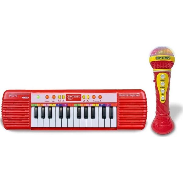 Bontempi BONTEMPI μίνι πληκτρολόγιο και μικρόφωνο καραόκε, 602120 14234103 47663319346