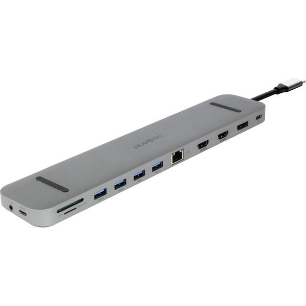 Προσαρμογέας/Κόμβος Plusonic USB-C 9σε1 με HDMI/DP/LAN/USB